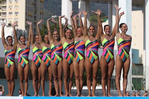 A seleção brasileira de nado sincronizado encerrou neste domingo, 12/06, a participação no Torneio Aberto de Savona, na Itália, tendo superado o terceiro dos grandes rivais pan-americanos, o México, em todas as provas / Foto: CBDA / Satiro Sodré